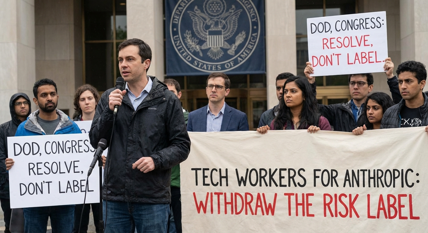 Tech Workers Urge DOD and Congress to Withdraw Anthropic Supply-Chain Risk Label